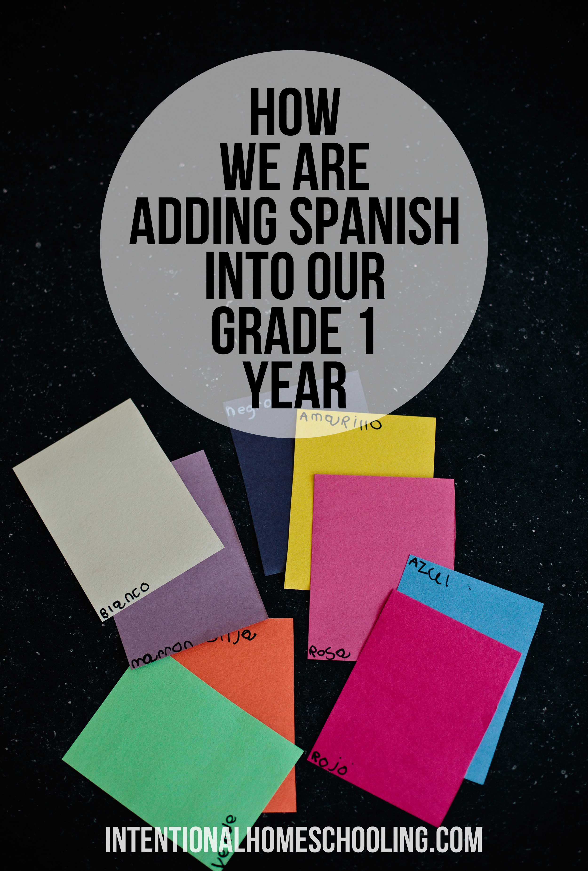 How we are adding Spanish into our grade 1 year for free.