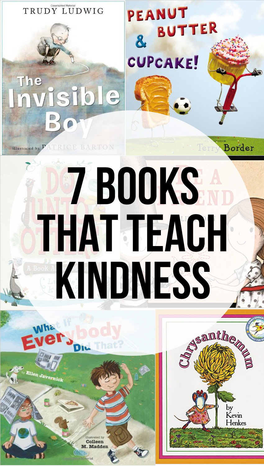 7 books that teach kindness to children - perfect for the beginning of a new school year.