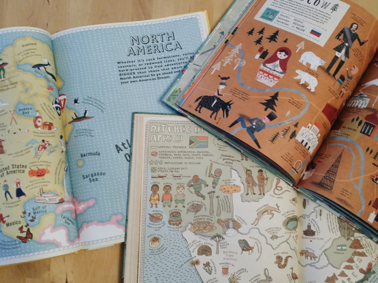 6 Beautiful Maps, Books and Atlases to Get Kids Interested in Geography