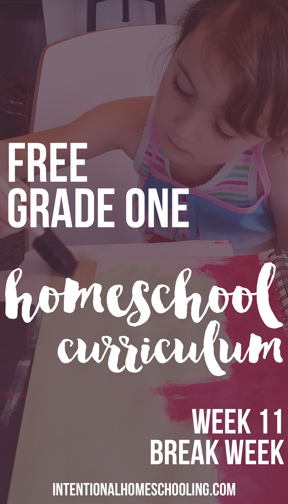 Free Grade One Homeschool Curriculum - week 11 - break week!