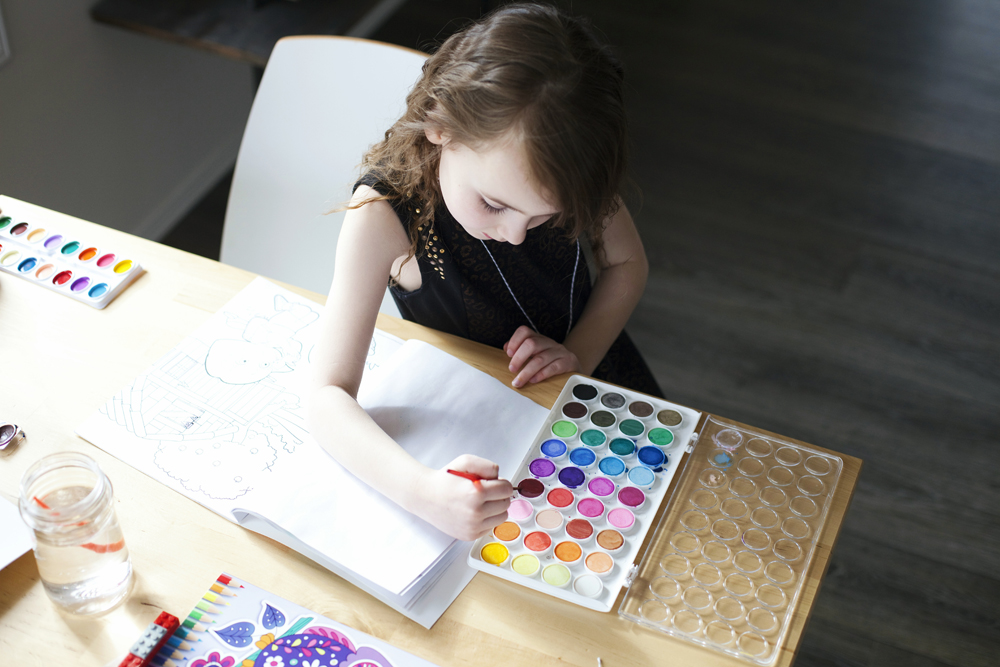 The Seven Best Homeschool Art Supplies - great for minimalist homeschooling