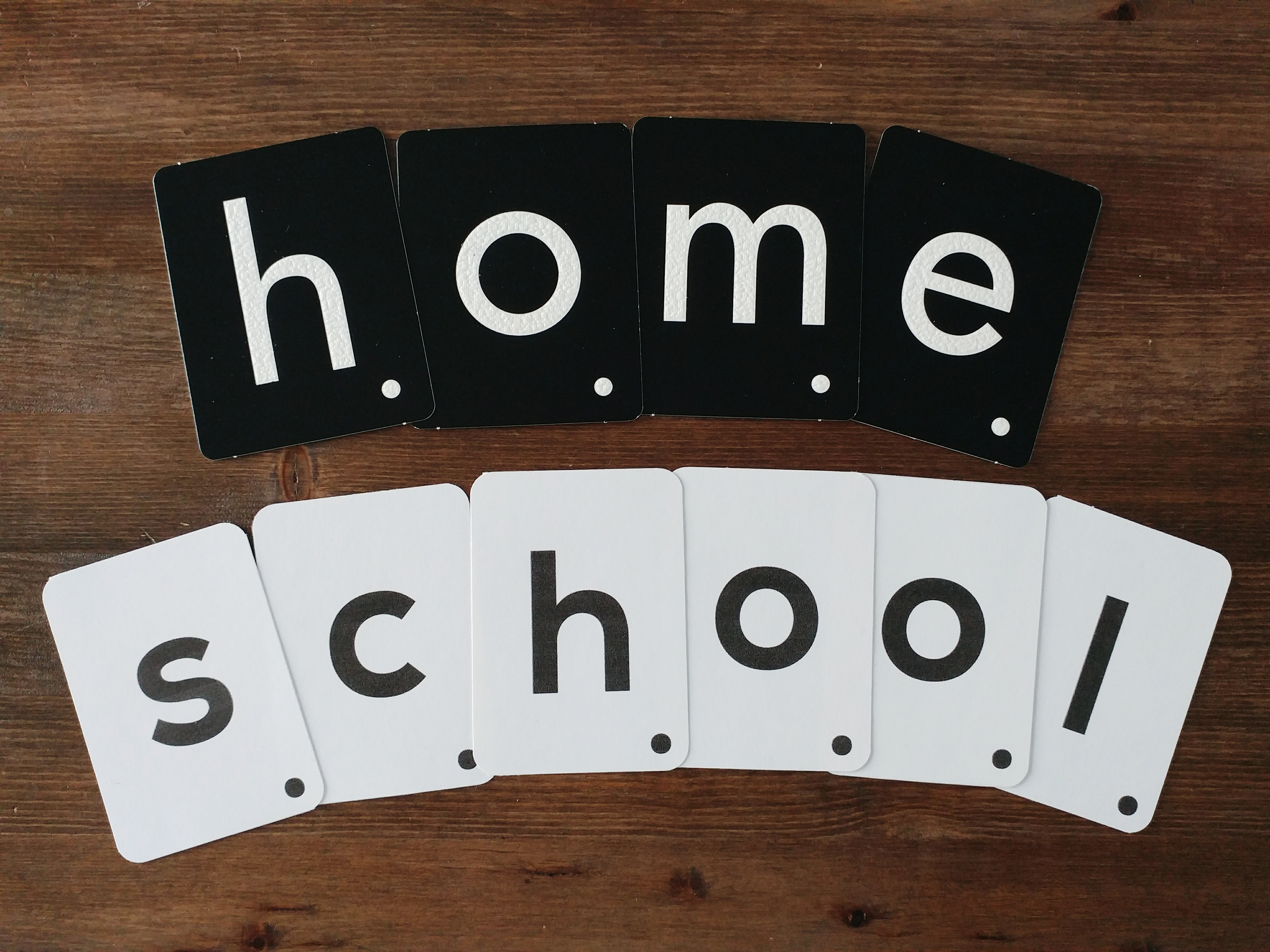 Our Daily Homeschool Resources - moveable letters