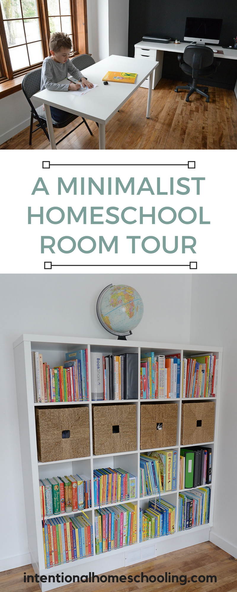 A Minimalist Homeschool Room Tour - Intentional Homeschooling