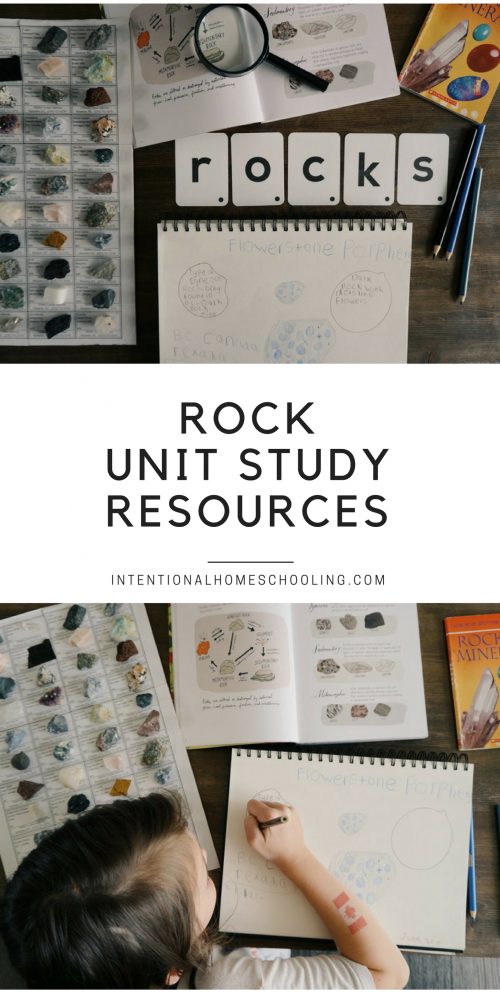 Rocks Mini Unit Study Resources Homeschool