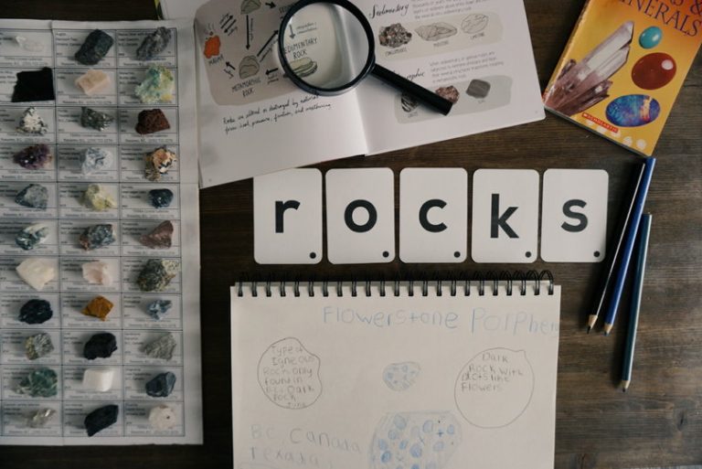Rocks Mini Unit Study Resources & Relaxed Notebooking