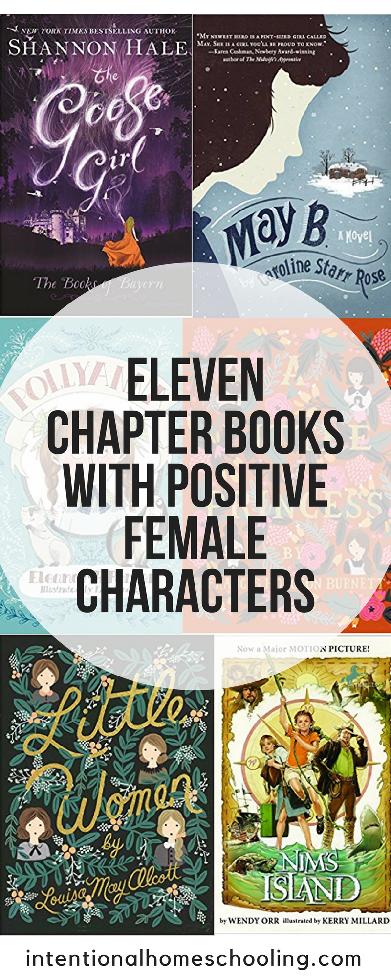 A great list of chapter books for young pre-teen and young teen girls with inspiring, strong and positive characters