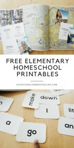 Free Elementary Homeschool Printables – Intentional Homeschooling Free Elementary Homeschool Printables – Intentional Homeschooling