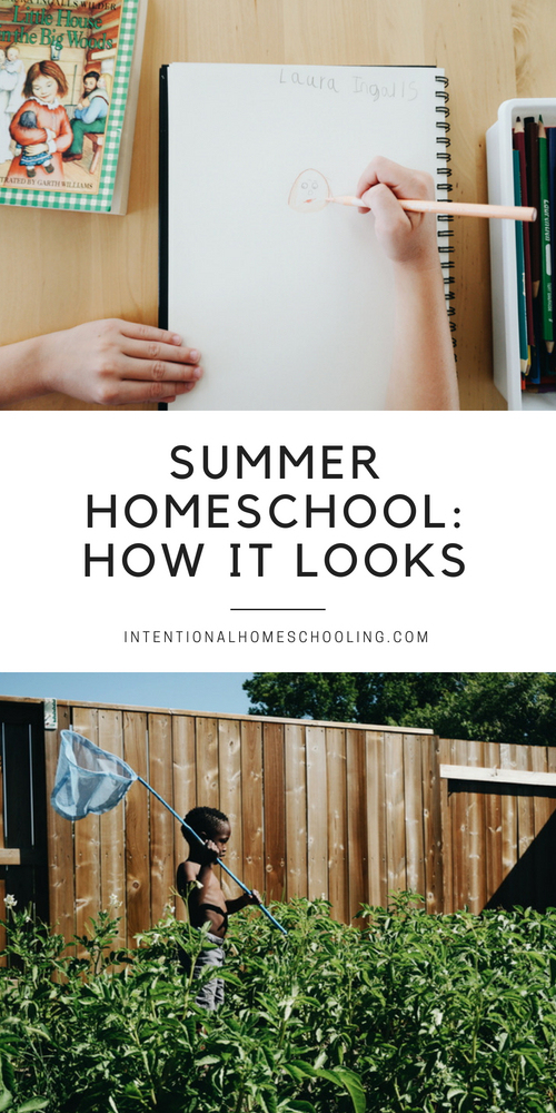 A look inside summer homeschooling