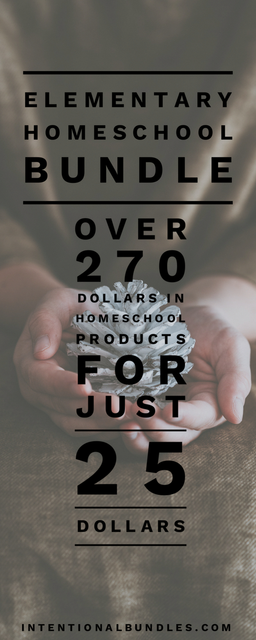 Elementary Homeschool Bundle Sale - a great deal on a ton of elementary homeschool products