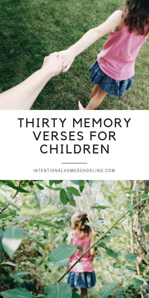 30 Memory Verses and Passages for Children