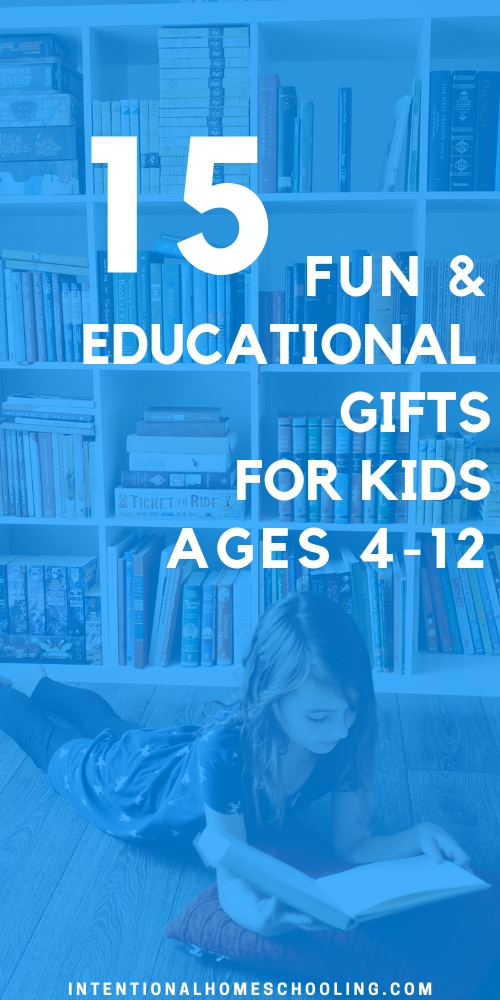 Educational Gift Guide for Kids - great for elementary, ages 4-12