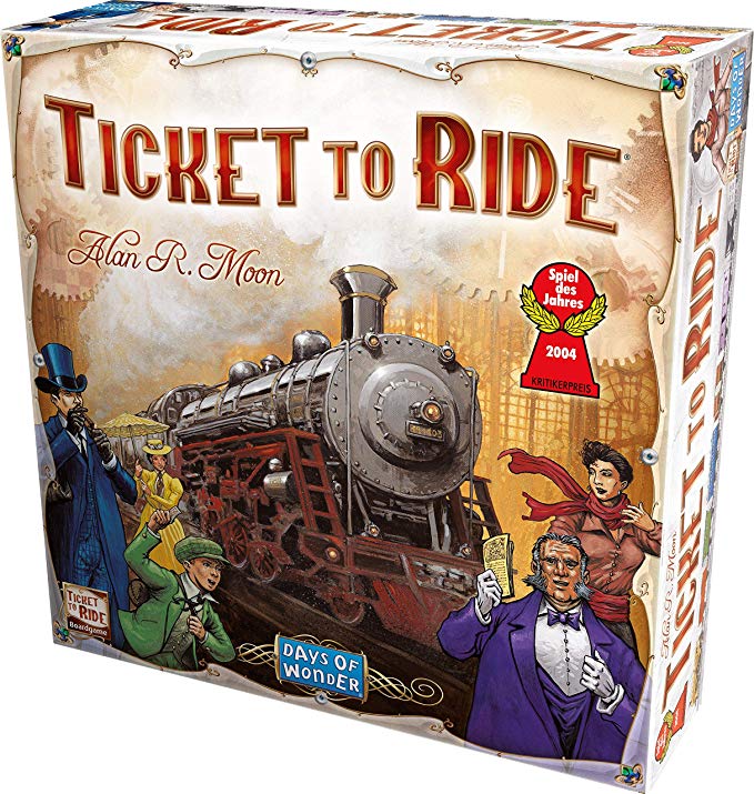 Family Board Games - Ticket to Ride