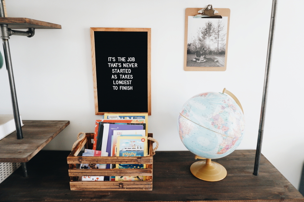 Our January Brain Box - our take on the homeschool morning basket for morning time