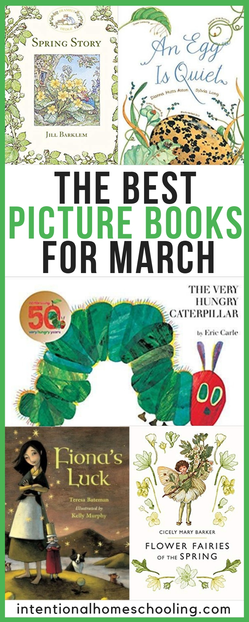 The Best Picture Books to Read in March - picture books about St. Patrick's Day, the coming of spring and more!