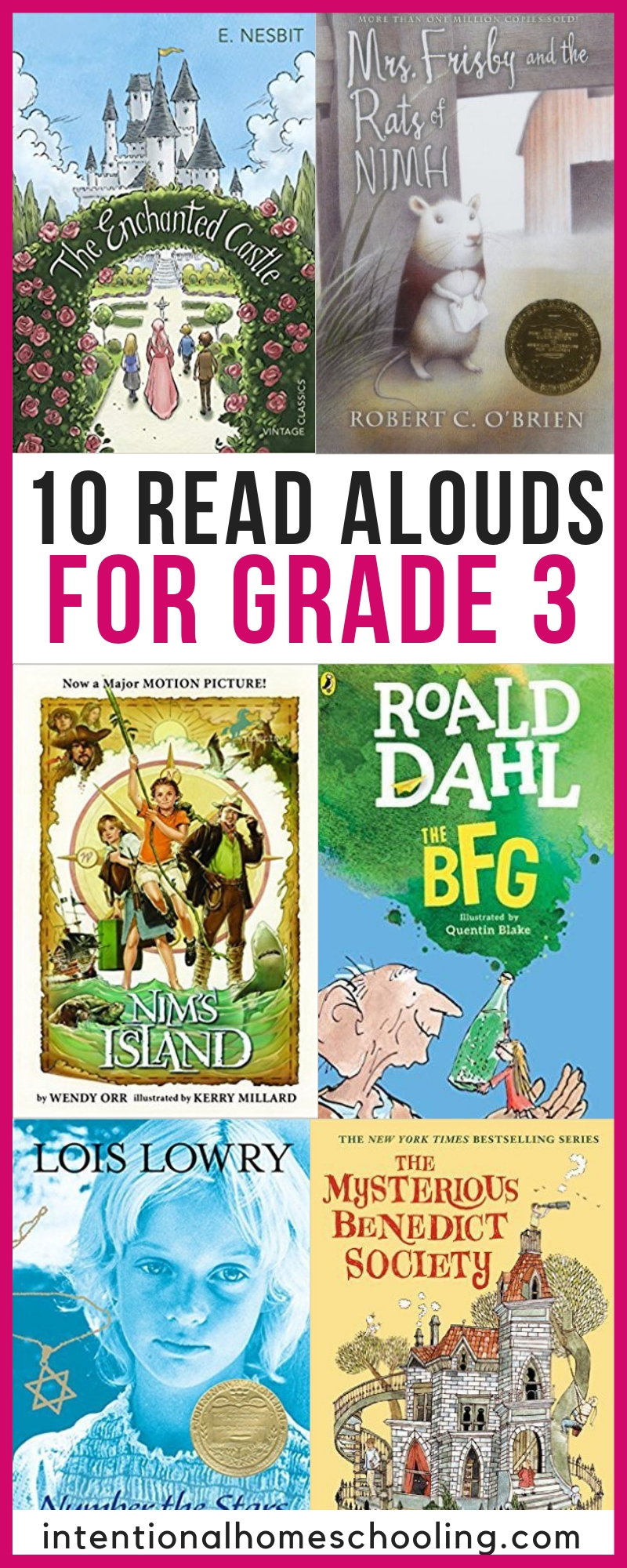 10 Great Read Aloud Novels For Grade 3 - perfect read aloud chapter books and audiobooks