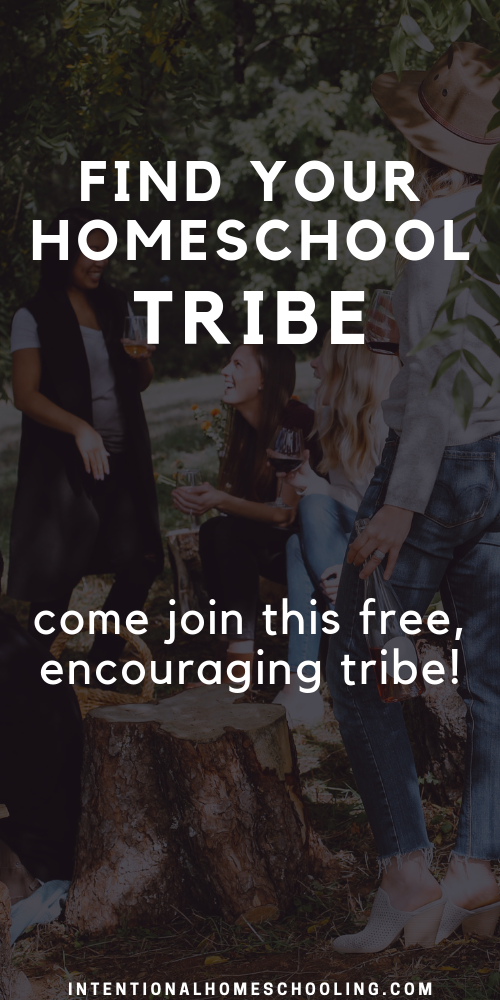 Find Your Homeschool Tribe - a free online (off of social media!) encouraging and inspiring homeschool tribe