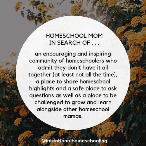 Find Your Homeschool Tribe - a free online (off of social media!) encouraging and inspiring homeschool tribe