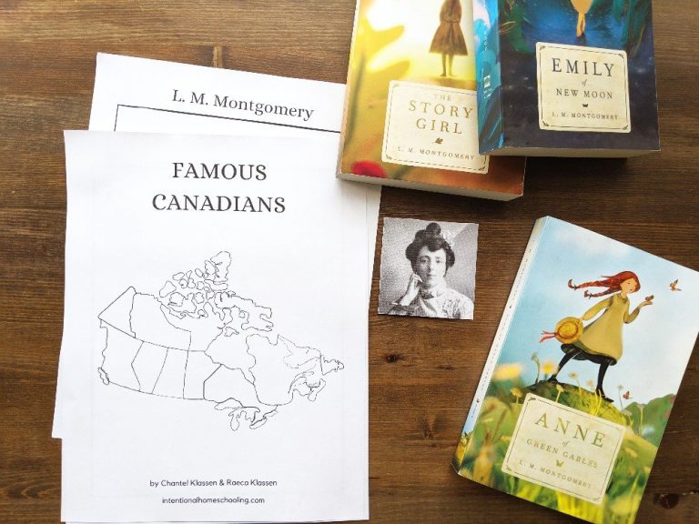 Famous Canadians Notebooking Book