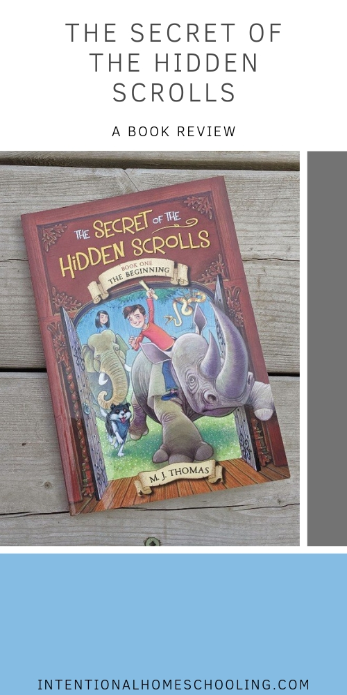 The Secret of the Hidden Scrolls - The Beginning - Book Review - great books for kids who love Magic Tree House