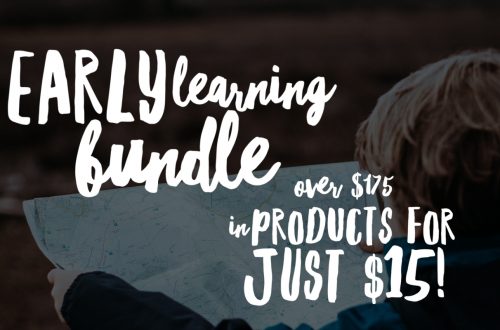 Early Learning Bundle - great products for those in preschool and kindergarten and an excellent deal!