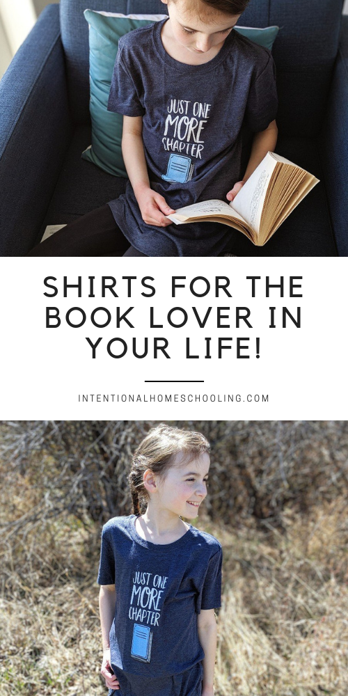 Just One More Chapter - the perfect shirt for book lovers!