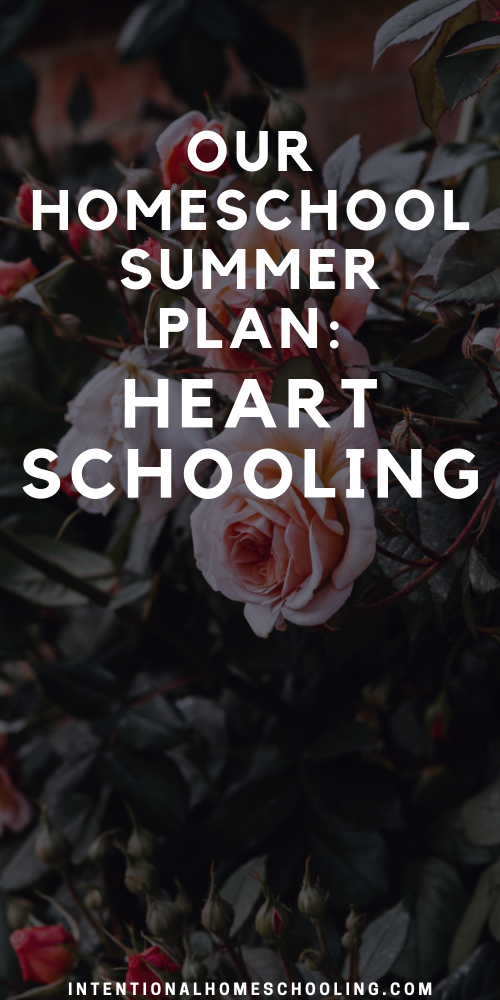 Homeschooling the Heart - Our Summer Plan