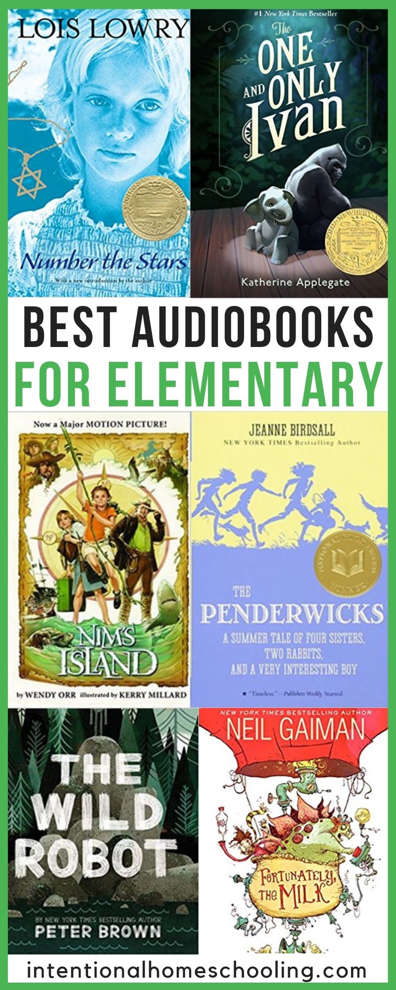 The Best Audiobooks for Elementary - grade books to listen to with grades 1, 2, 3 and 4!