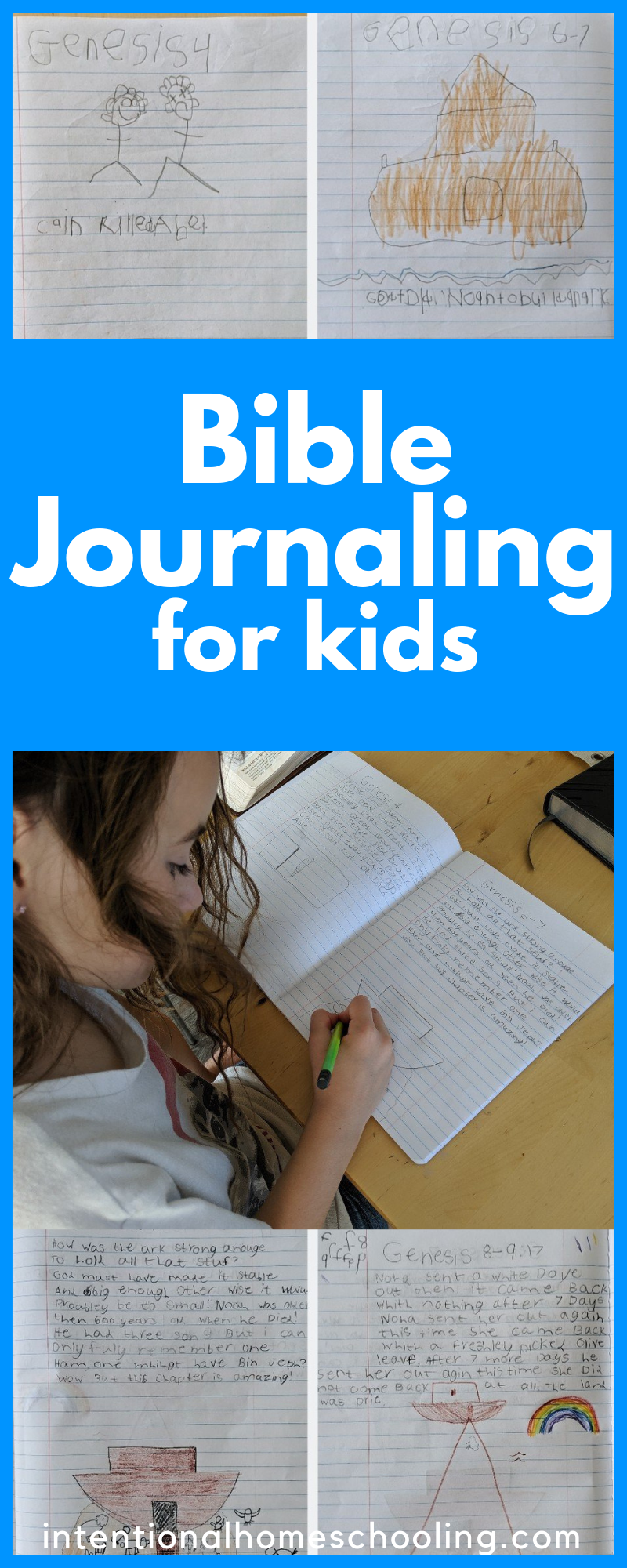 How we Bible Journal with Kids