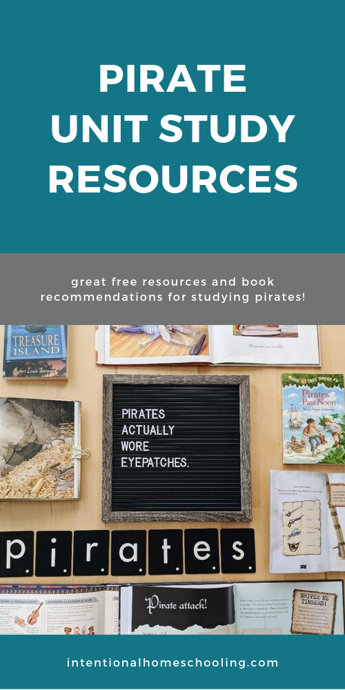 Free Pirate Unit Study Resources - great for talk like a pirate day