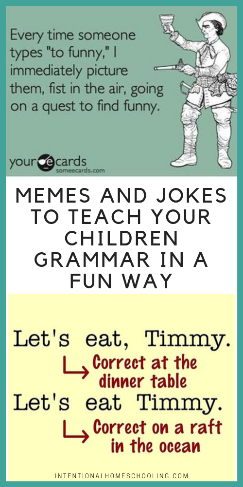 Memes and Jokes to Teach Your Children Grammar in a Fun Way