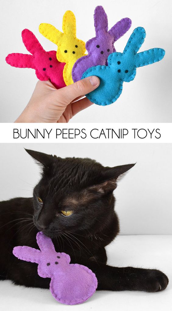 Easy Bunny Softie Catnip Toy