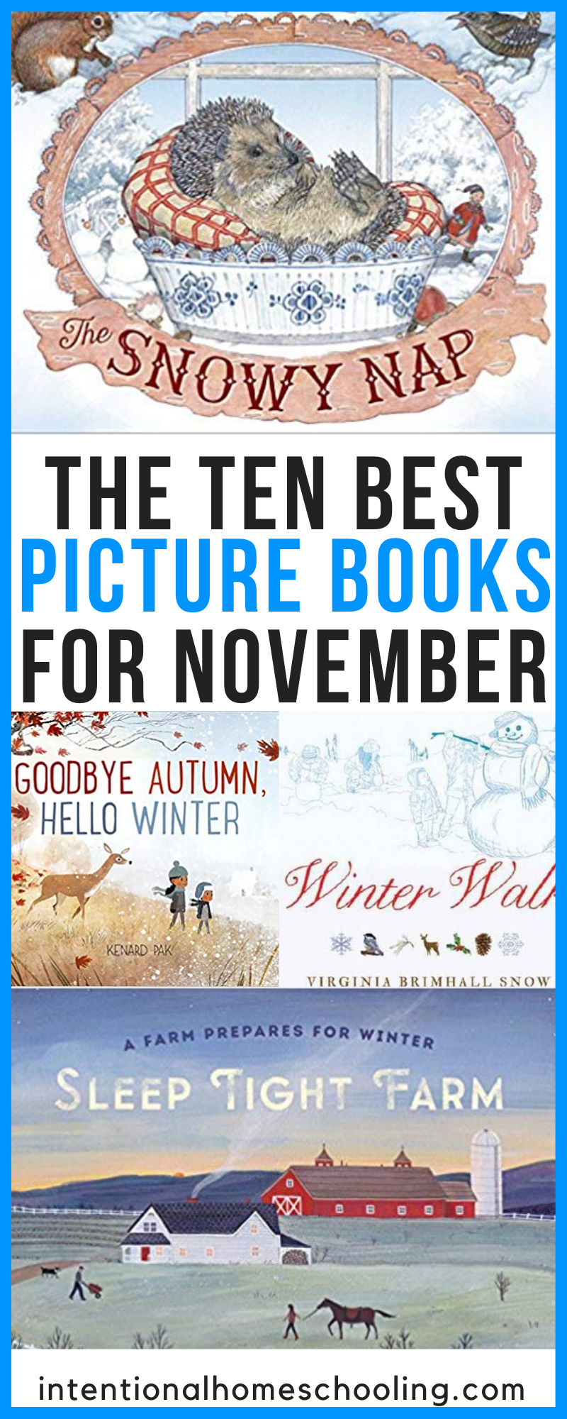 The Best Picture Books to Read in November - picture books about snow, hibernation and the arctic