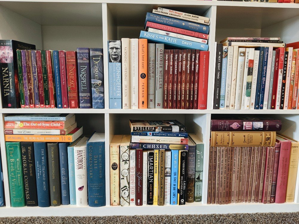 A Look At Our Bookshelves and Favorite Books
