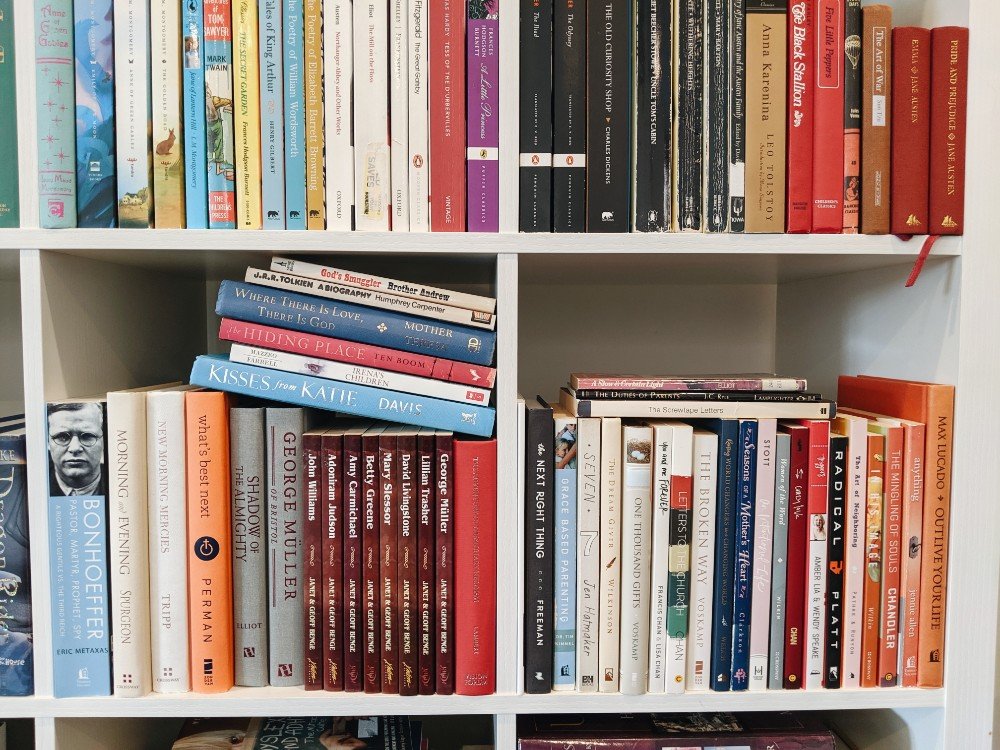 A Look At Our Bookshelves and Favorite Books