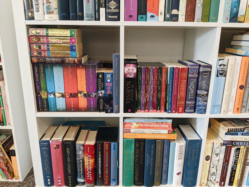 A Look At Our Bookshelves and Favorite Books