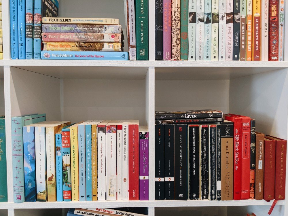 A Look At Our Bookshelves and Favorite Books