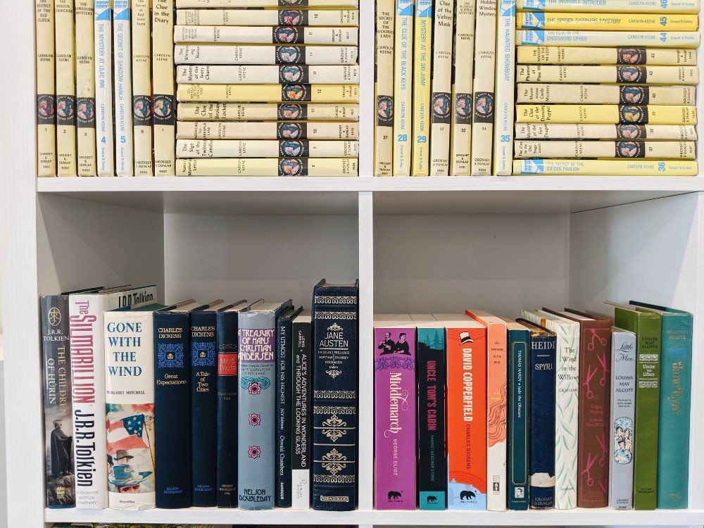 A Look At Our Bookshelves and Favorite Books