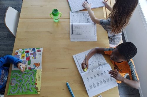 Our Homeschool Week in Review - what we did and resources we used with a toddler, preschooler, first grader and fourth grader