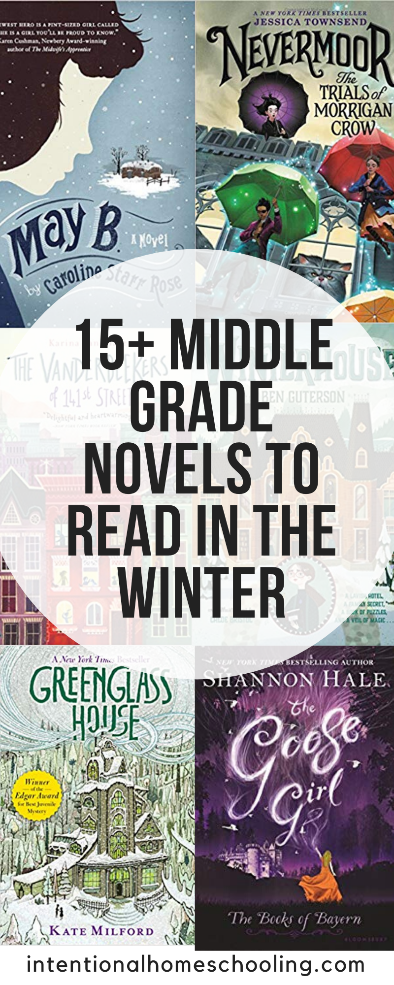 Middle Grade Winter Books - great novels to read in the winter for middle grades 5-8