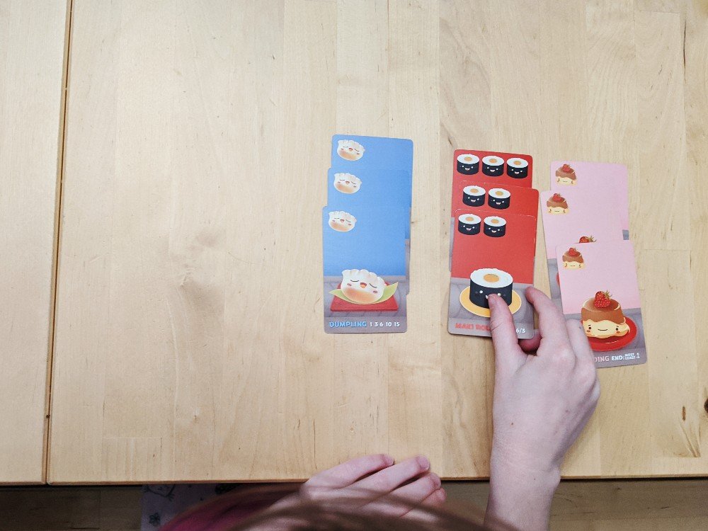 Sushi Go - Math Skills - Homeschool Week in Review