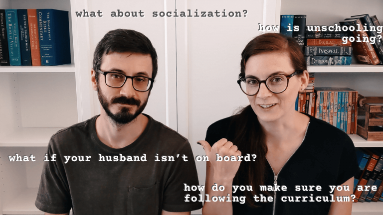 Homeschool Q & A - what about socialization, unschooling, following a curriculum and more!