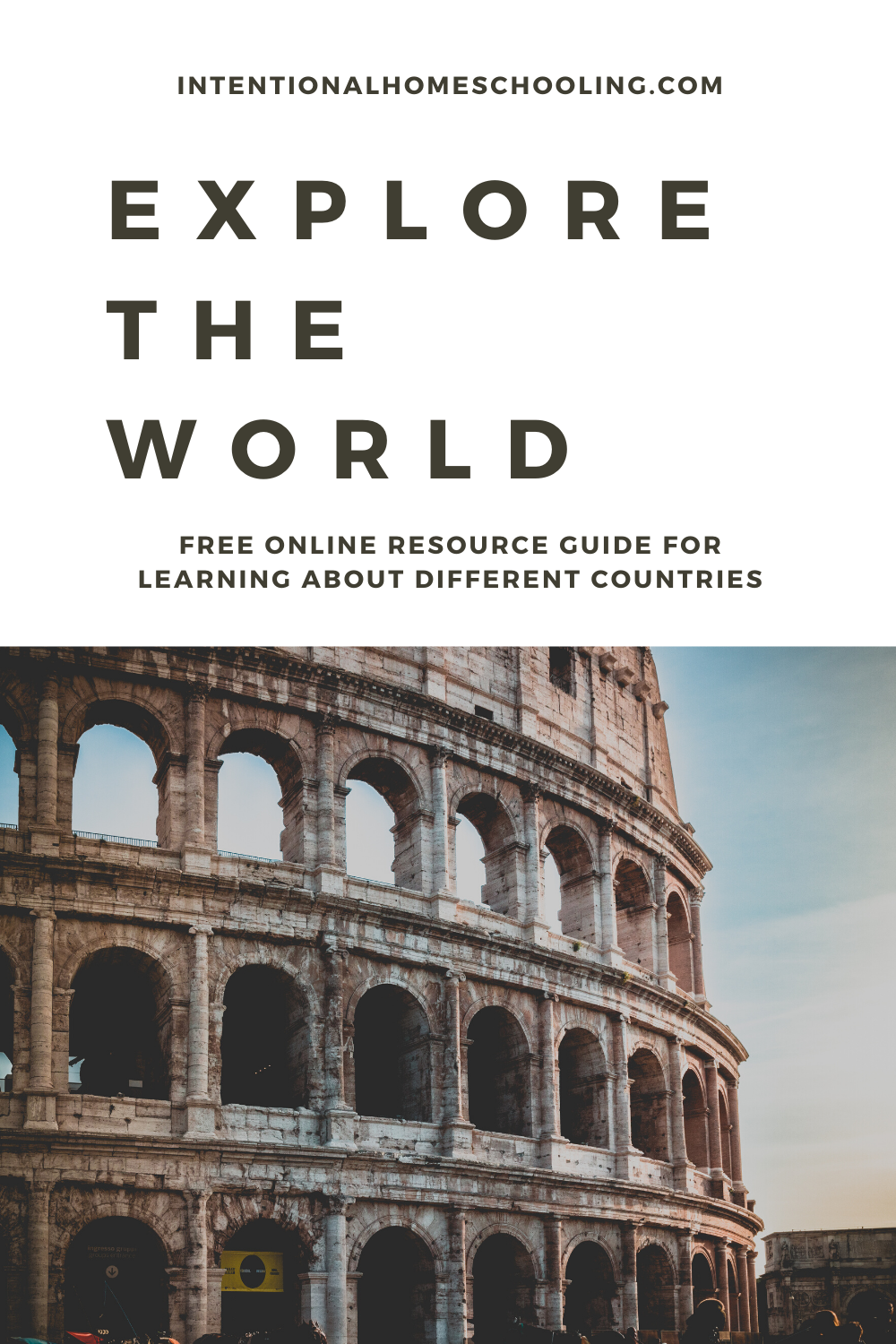 Explore the World - a free online geography resource for homeschoolers