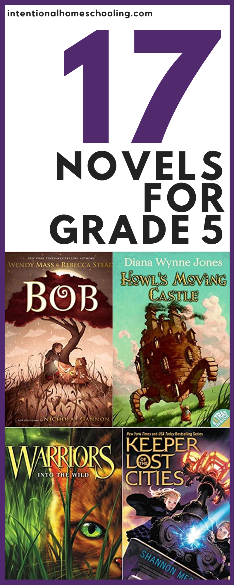 Great Chapter Books for Grade Five - novels for independent reads and read alouds for grade 5