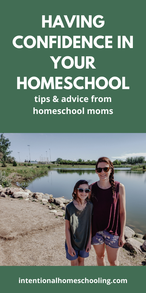 Having Confidence in Your Homeschool: busting the "do it all" myth and advice from homeschool moms