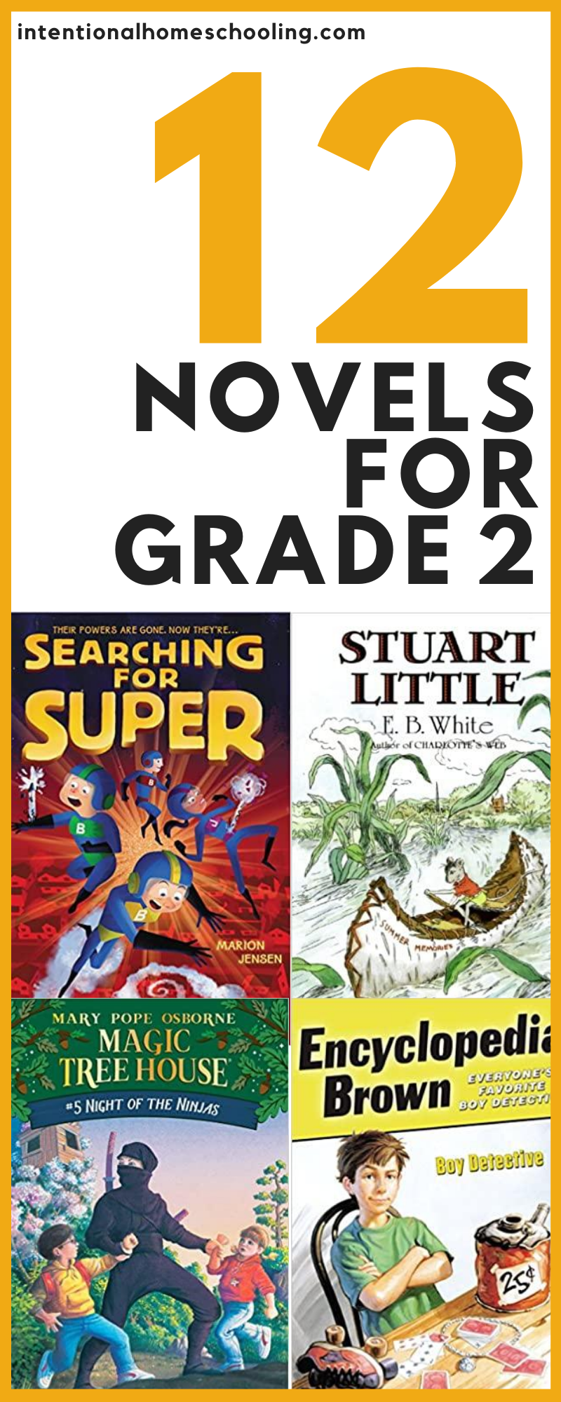 12 Great Chapter Books for Grade Two - novels that can be read independently or as read alouds