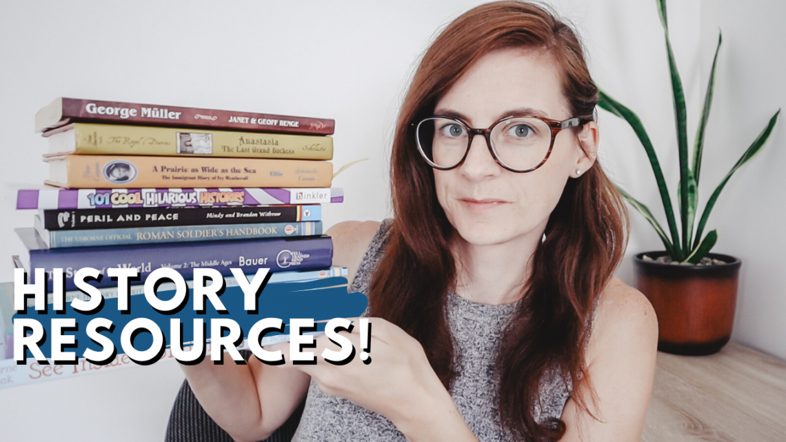 How we teach history without a curriculum in our homeschool and our favorite homeschool history books and resources