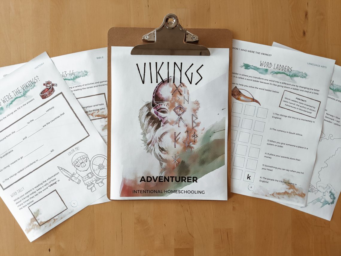 Free Vikings Unit Study - a great unit for your elementary homeschool
