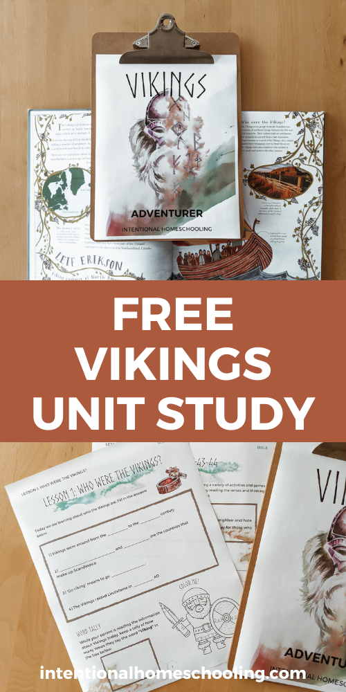 Free Vikings Unit Study - a great unit for your elementary homeschool - Free Homeschool Curriculum Unit Studies
