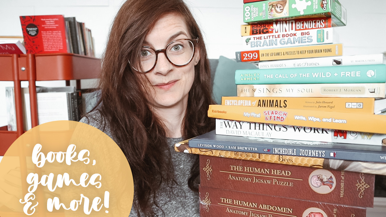 Homeschool Resource Haul - lots of educational books, games and more!
