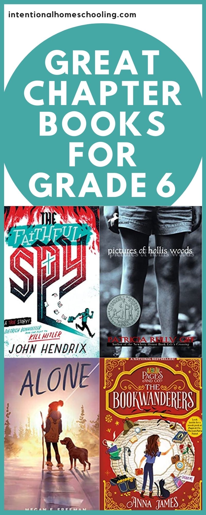 Middle Grade Book Recommendations for Grade 6 - a great middle grade book list